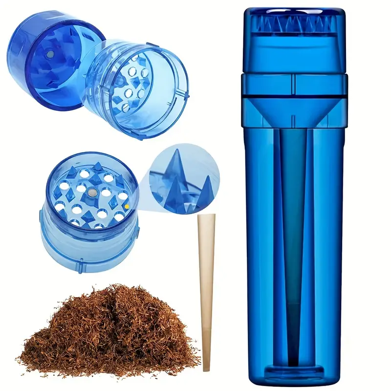 All-in-one Herb Grinder: Smoke Filling Set, Tobacco Grinder