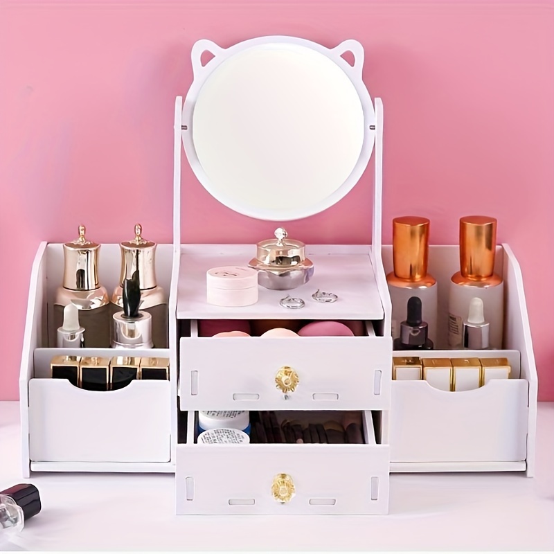 NEX Pink Jewelry Box, Jewelry Display Storage, Make up Storage Box, Wi –  Oberon Distribution