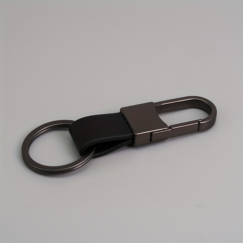 1pc Pu Leather Car Keychain Men Metal Zinc Alloy Keychain Unisex Gift  Family Friends Colleague - Jewelry & Accessories - Temu