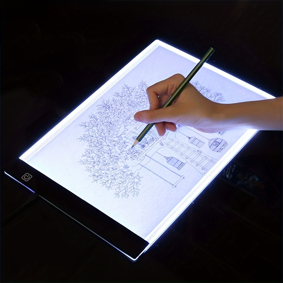 A4 A3 LED USB Tracing Light Box Board Drawing Sketching Copy Pad Table  Stencil | eBay