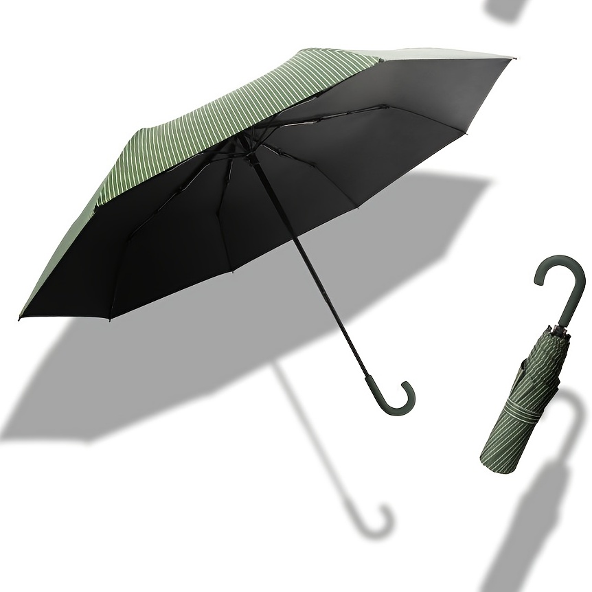 Paraguas Plegable Mango Curvo. El paraguas que se adapta a ti