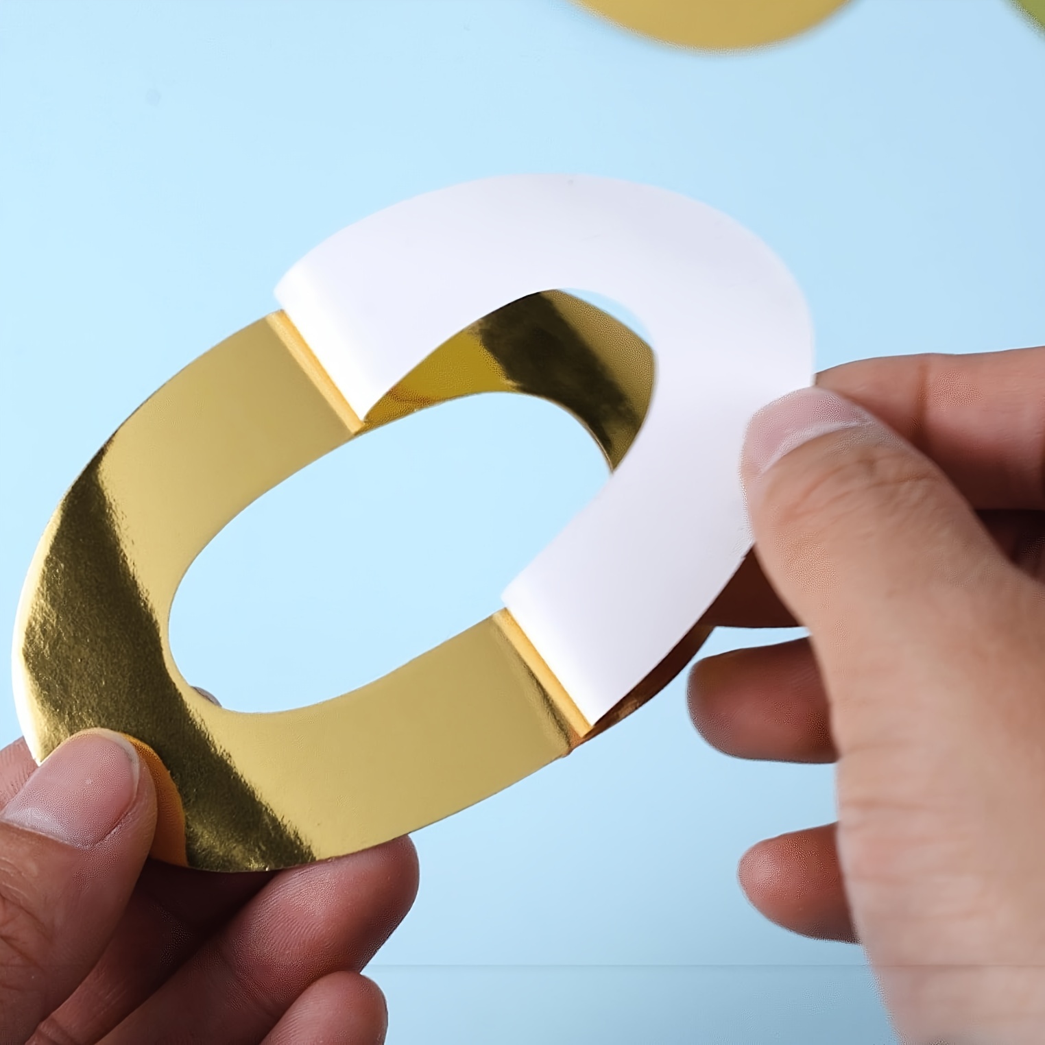 Golden Letter Sticker Golden Bulletin Board Letters Self Temu United