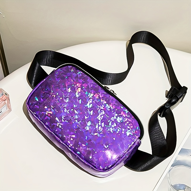 Holographic discount crossbody purse