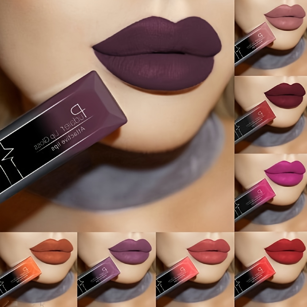 

Beauty Matte Lip Gloss Lip Gloss Glitter 20 Colors Long Lasting Moisturizing Liquid Makeup Rouge A Levres Mat Cosmetic