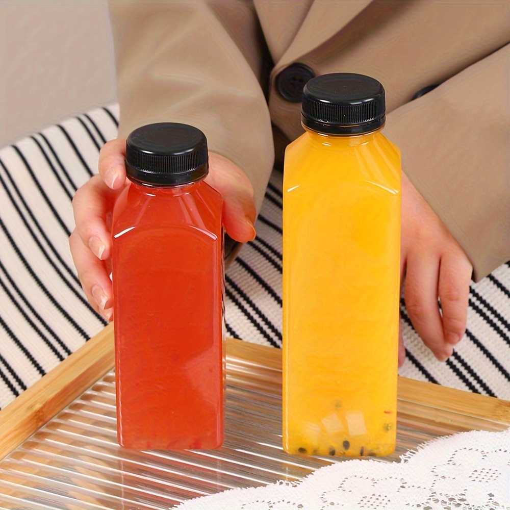 Plastic Juice Bottles With Reusable Water Bottles With - Temu