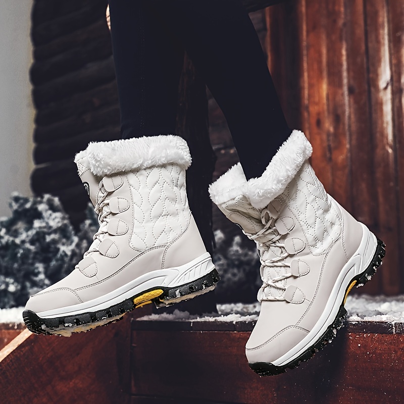 UMore Botas Altas Invierno Mujer, Botas de Nieve Caña Ancha