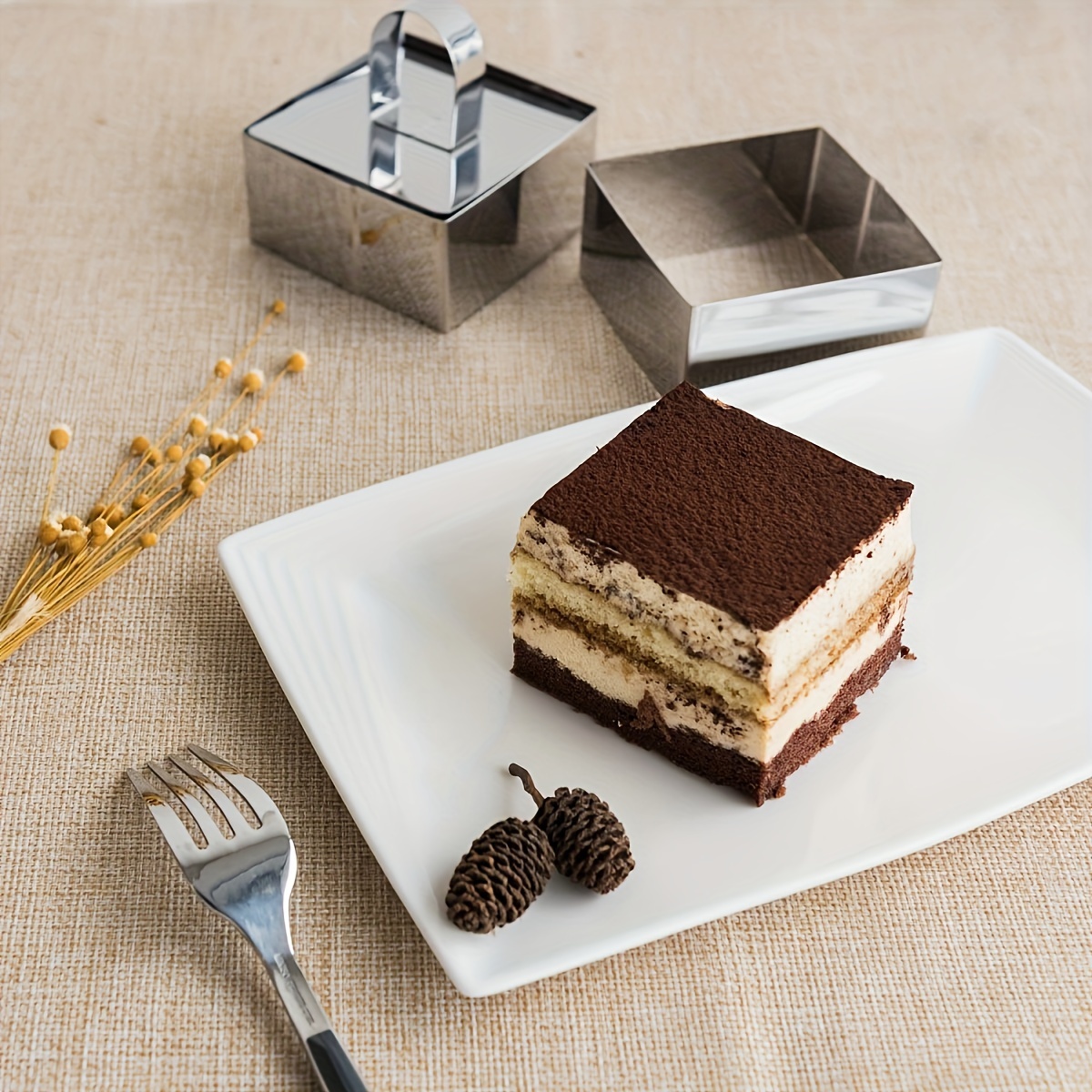 4pcs Anello Torte Stampo Mousse Dessert In Acciaio - Temu Switzerland