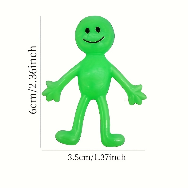 Stretchy Bendable Man Toy - Fun Colors, Slimy, Sticky, And Gooey