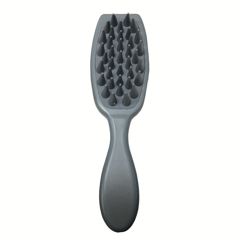 White Exfoliating Scalp Scrubber + Detangling Brush