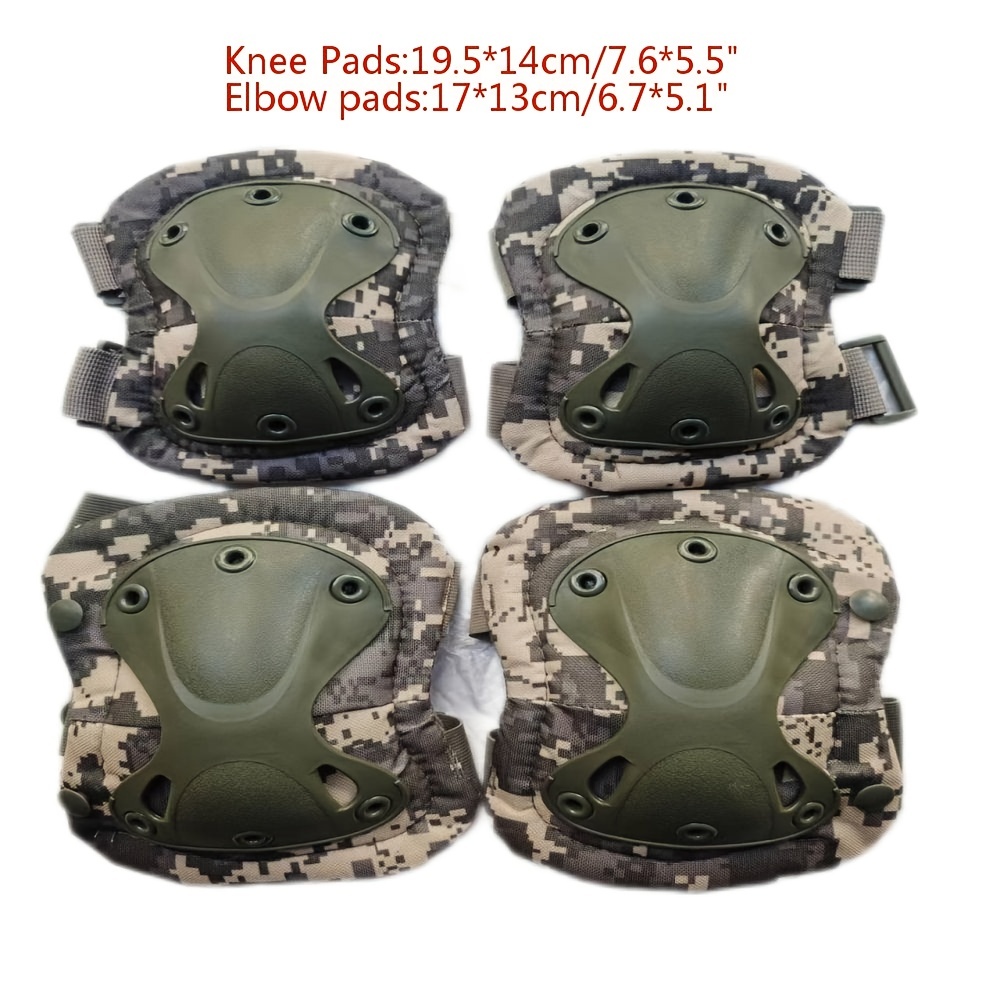 Airsoft Tactical Elbow Protective Knee Pads, 4Pcs
