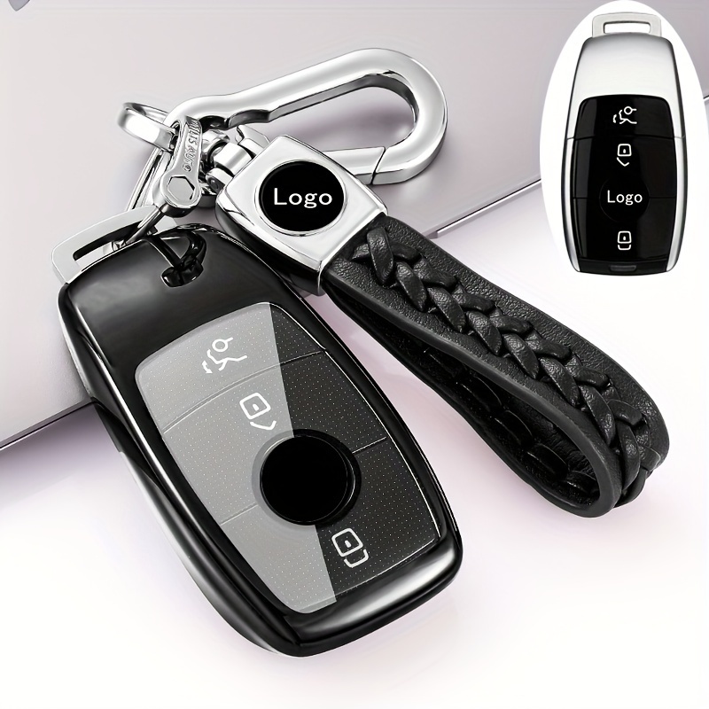 HSGSIS for Mercedes Key Fob Cover, 3 Buttons TPU Key Fob Protector