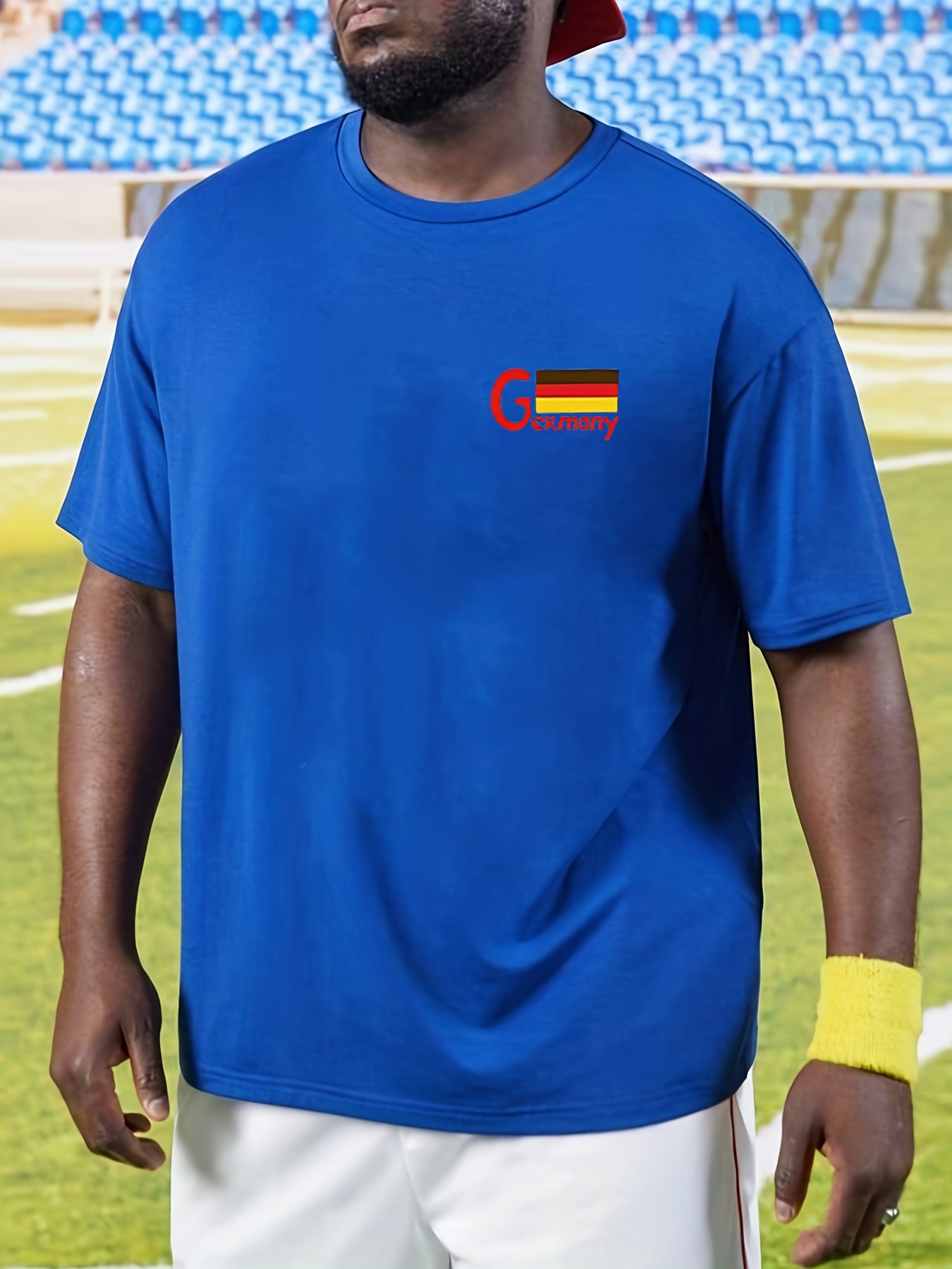 German Unity Day Gift, Men's Chic T-shirt | German Flag Graphic