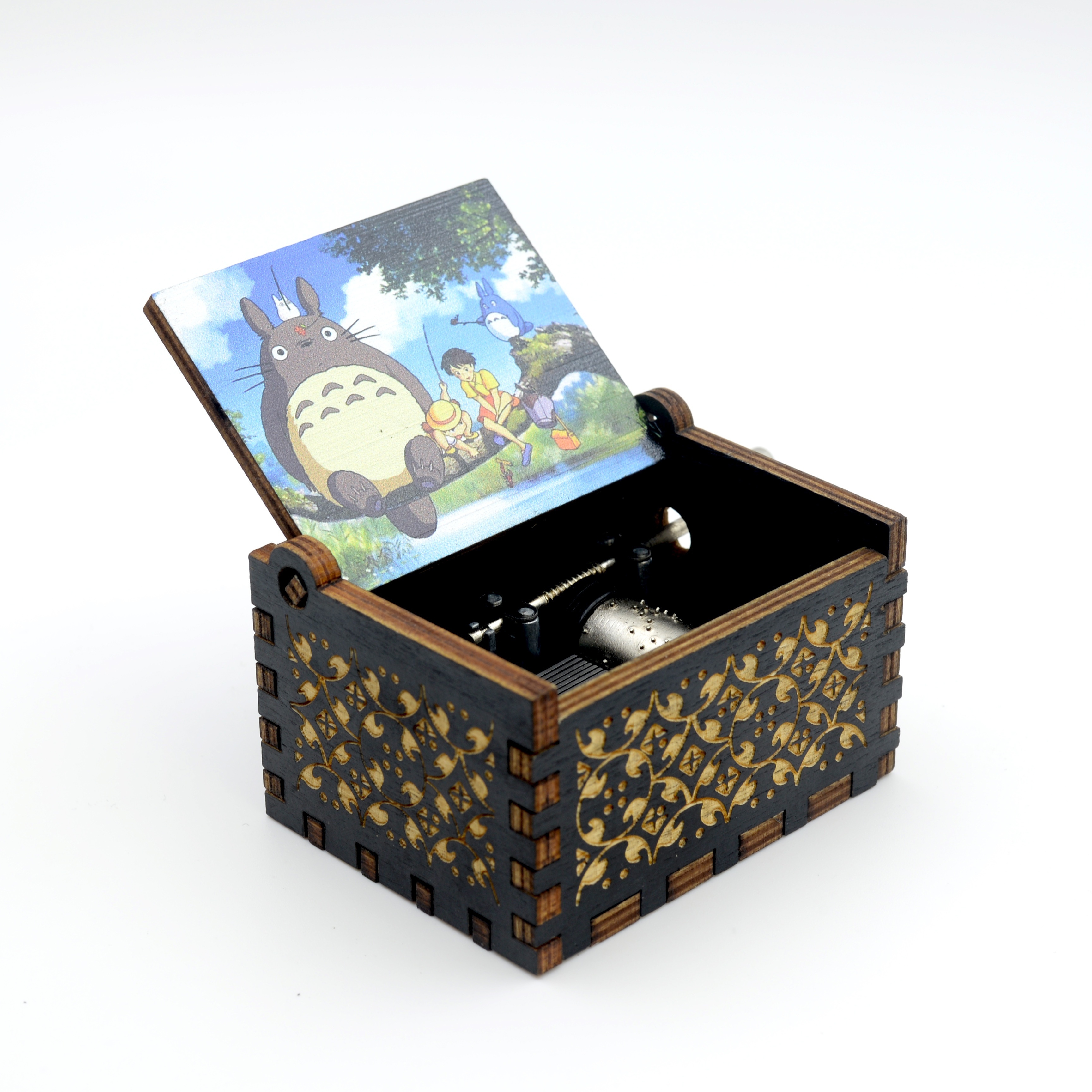 Caja de música de dibujos animados de Undertale de anime, manivela de mano  de madera tallada, decoraciones para el hogar, Feliz Navidad, regalo de  cumpleaños para niños - AliExpress