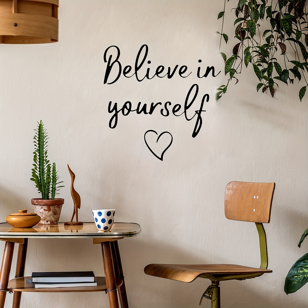 the word believe in yourself