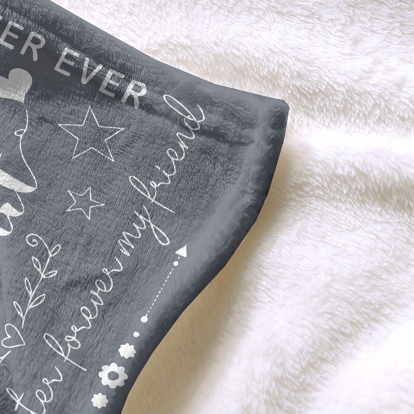 PQCXXA Regalo per fidanzata, coperta in flanella, idea regalo per donne, fidanzate, compleanni, anniversari di matrimonio, Natale, regalo di compleanno per la migliore amica (per fidanzata A, 130 x