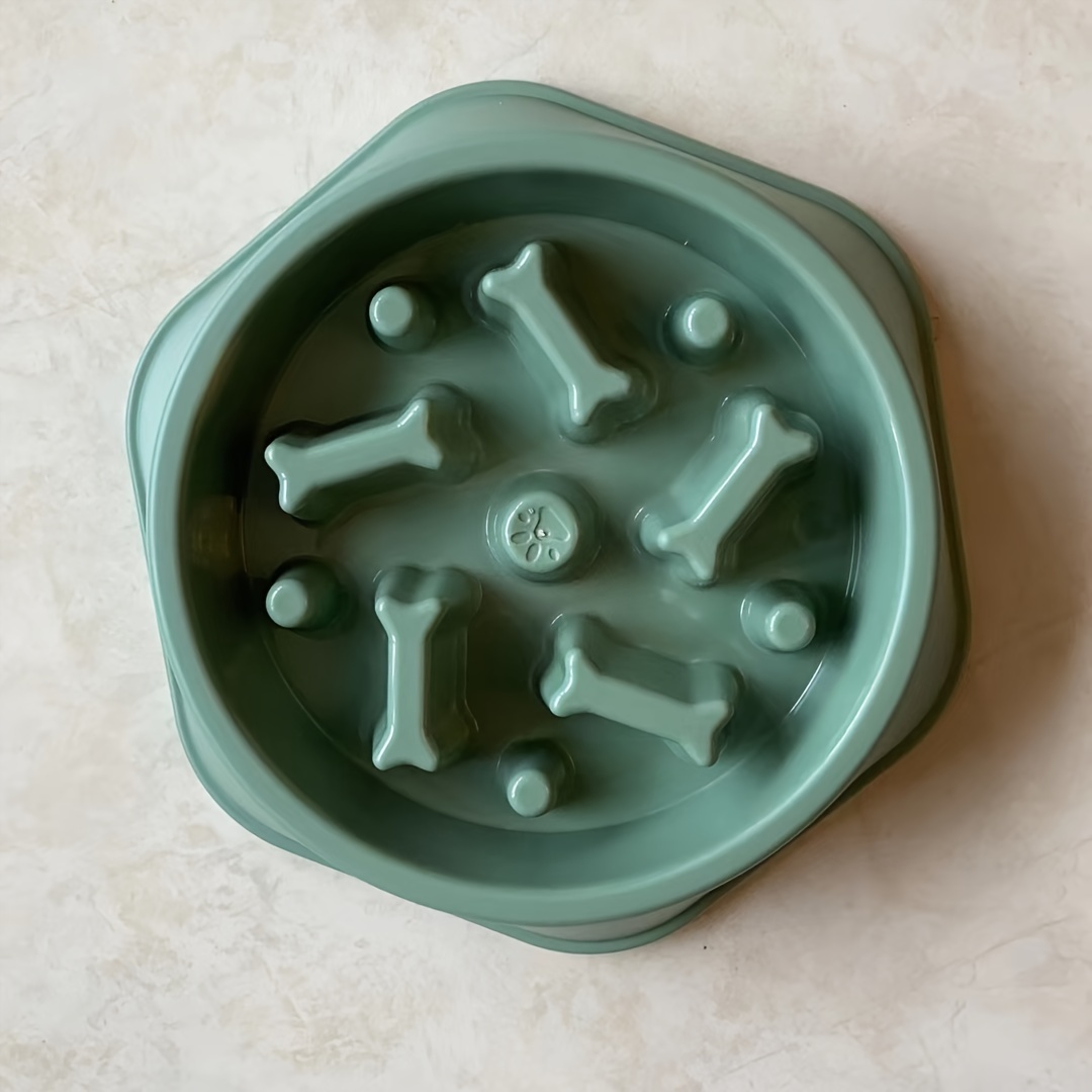 Interactive Slow Feeder Dog Bowl - Bloat Stop Design For Healthy Eating And  Digestion - Temu