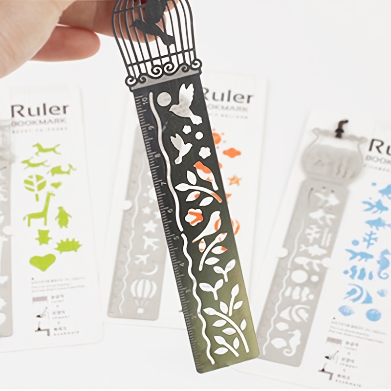 Creative Multifunctional Hollow Book Mark Metal Bookmarks - Temu