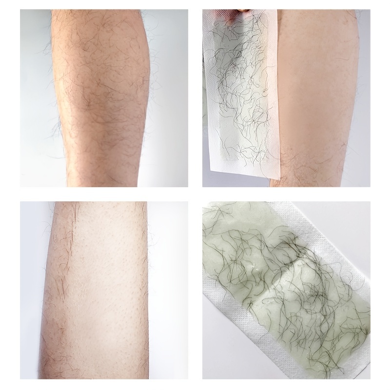 24pcs Painless Wax Strips for Face Legs Arms Underarm Bikini