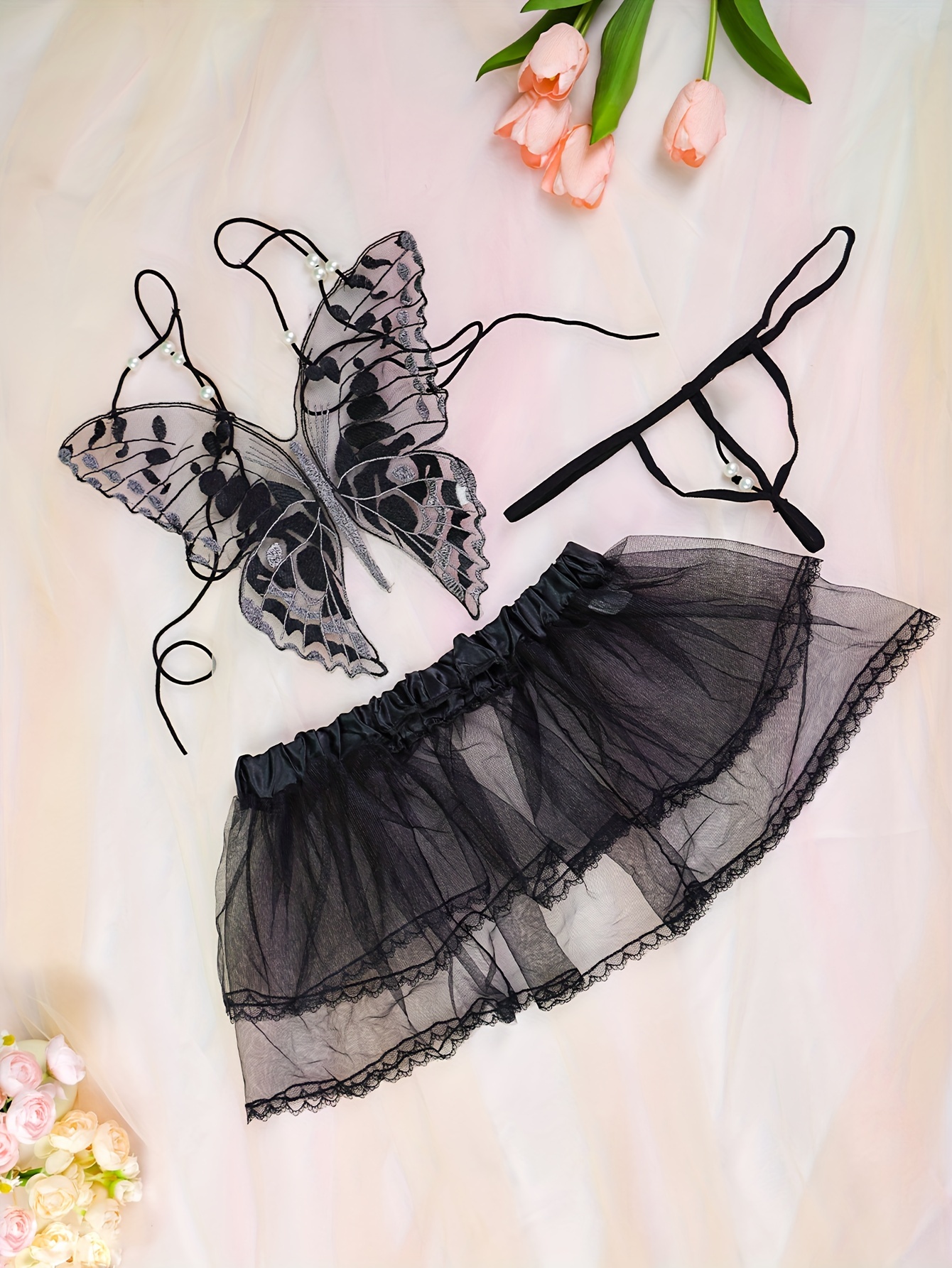 Butterfly Magic Silk Lingerie Dress For Women – BnB Accessories