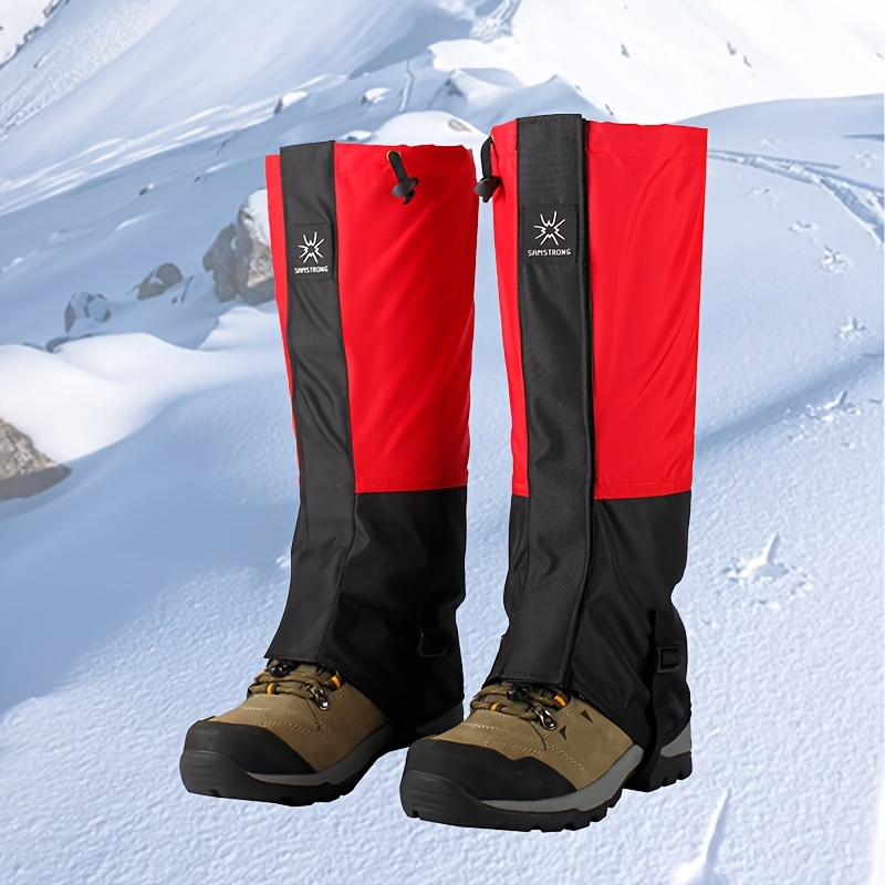Snow Leg Gaiters Outdoor Hiking Climbing Snow Warm Keeping - Temu