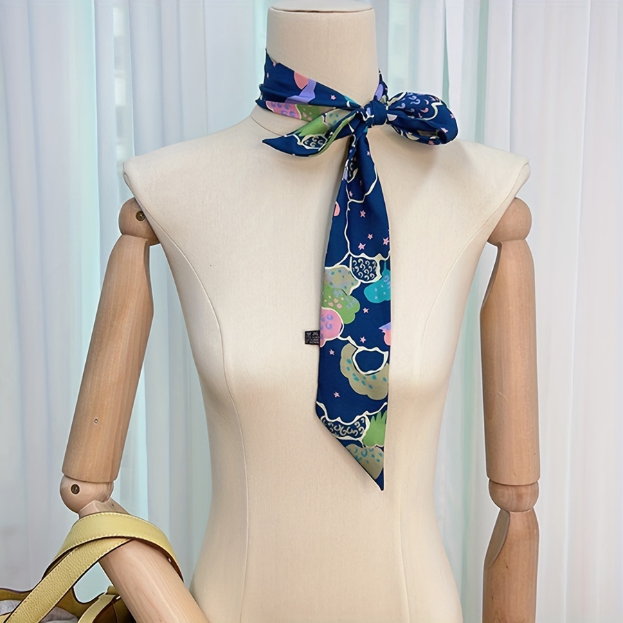 Cloud Sea Star Pattern Ribbon Scarf Headband Neck Wrist Scarf