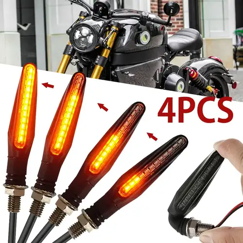4pcs Motorrad-led-blinker - Universal, Wasserdicht, 12v - Bremslichter &  Tagfahrlichter Inklusive!, Mehr Kaufen, Mehr Sparen