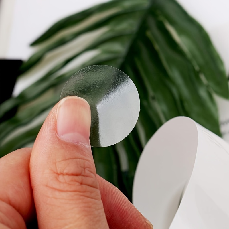 Crystal Transparent Round Stickers Envelope Labels Sealing - Temu