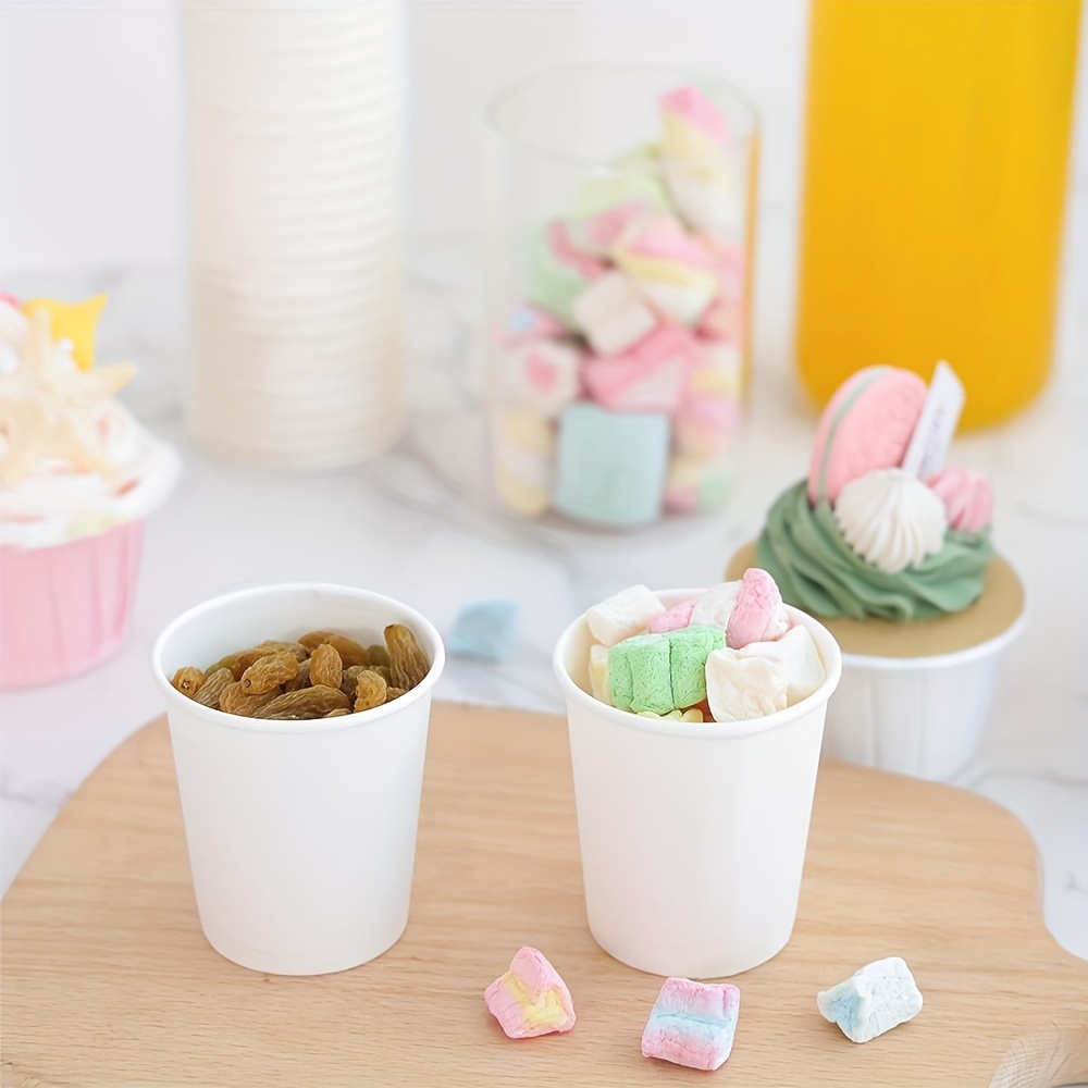 Christmas Treats Snack Cups Disposable Paper Bowls Ice Cream - Temu