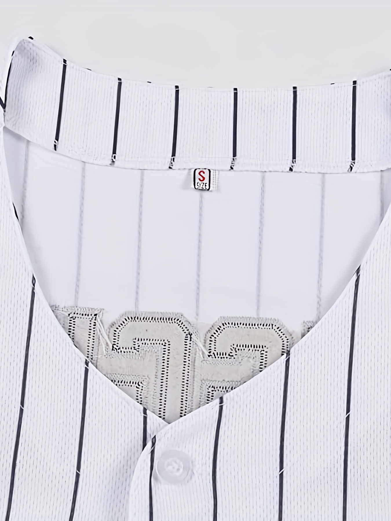 White Sox Ss Mlb Baseball Jersey Solid Sleeves Pinstripe Body Classic Logo