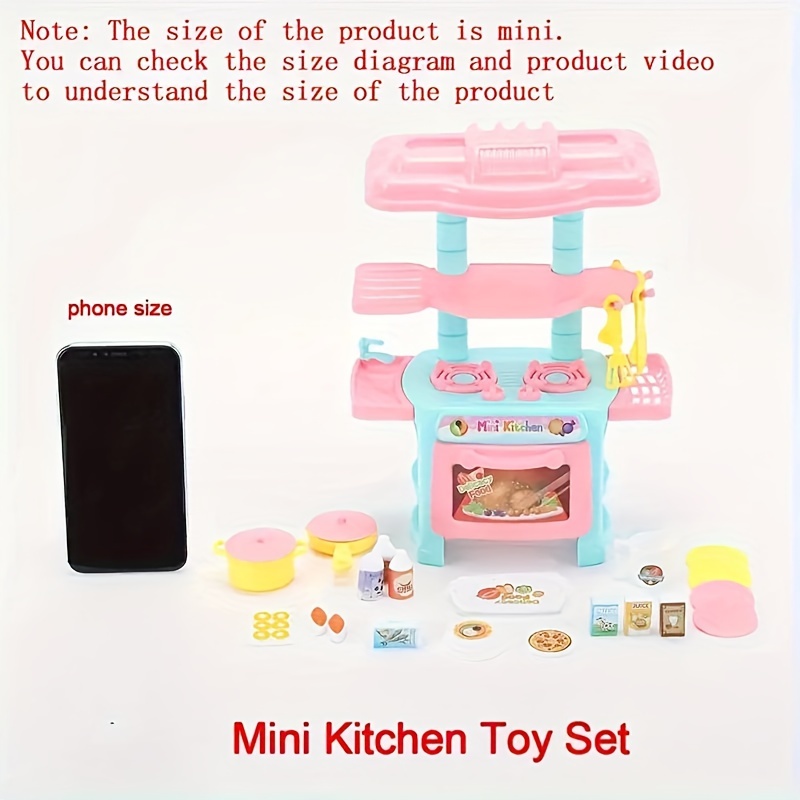 Mini Simulation Home Appliance Role Play Kitchen Toys for Early Development
