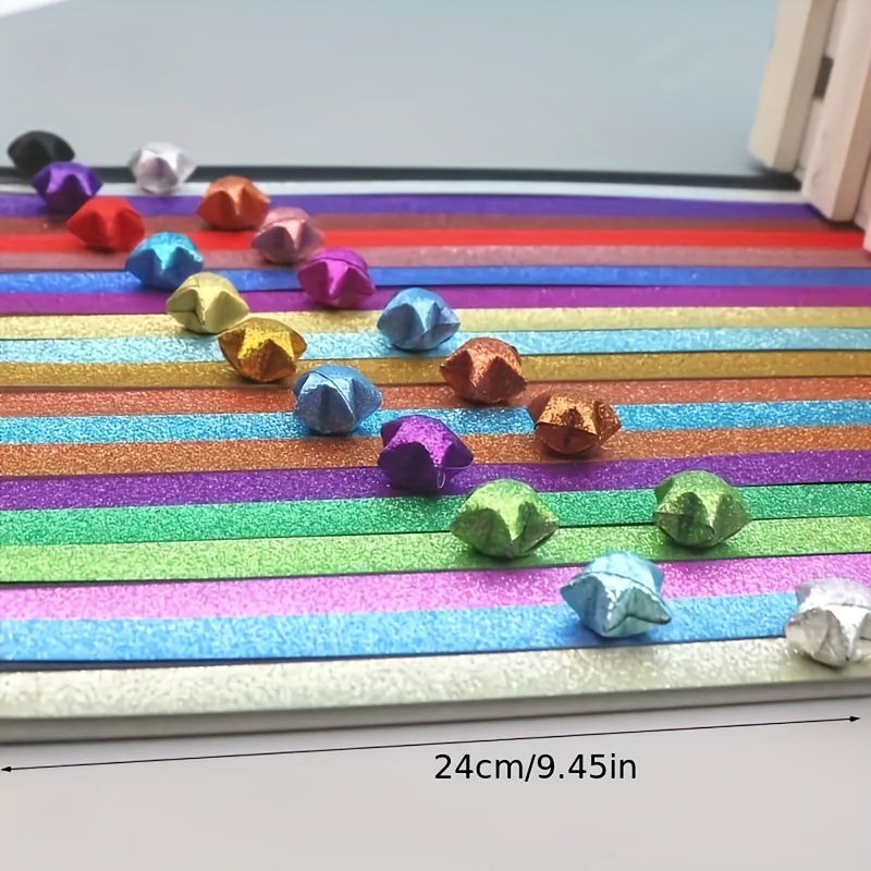 1set Glitter Star Origami Gradiente Colore Lucky Star Carta - Temu Italy