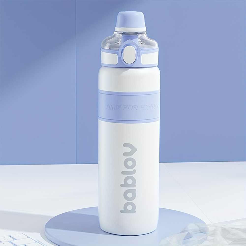 650ML Super-large Outdoor Capacity Water Bottle with Straw Sports Space Cup  Portable Water Cup Air