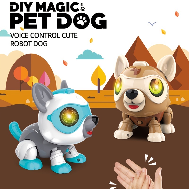 stem toys diy robot dog toys