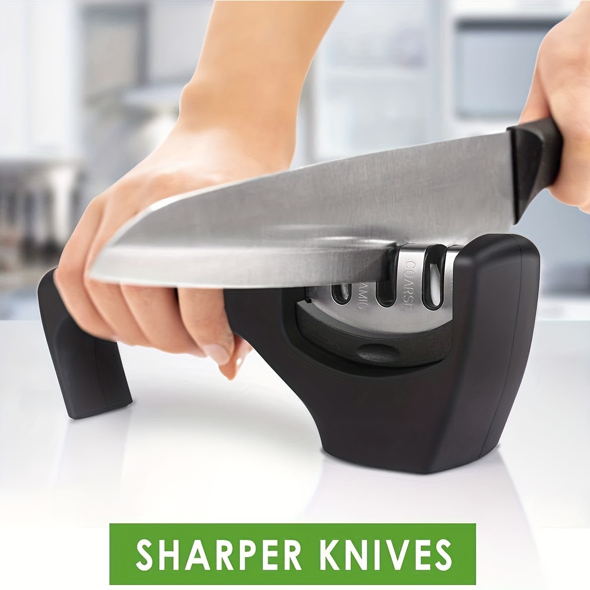Knife Sharpener Tool Knife Sharpening For Kitchen Knives Pocket Knife Chef  Knife 3 Stage Sharpening Tool Repair Restore Polish Blades