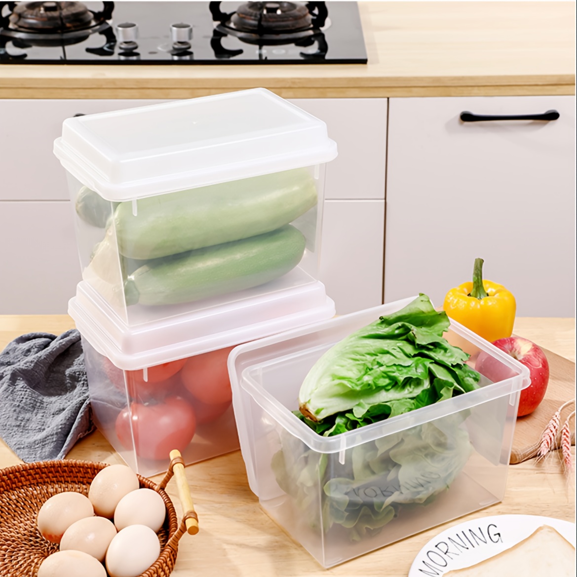 Storage Box Bread Refrigerator  Bread Storage Container Plastic