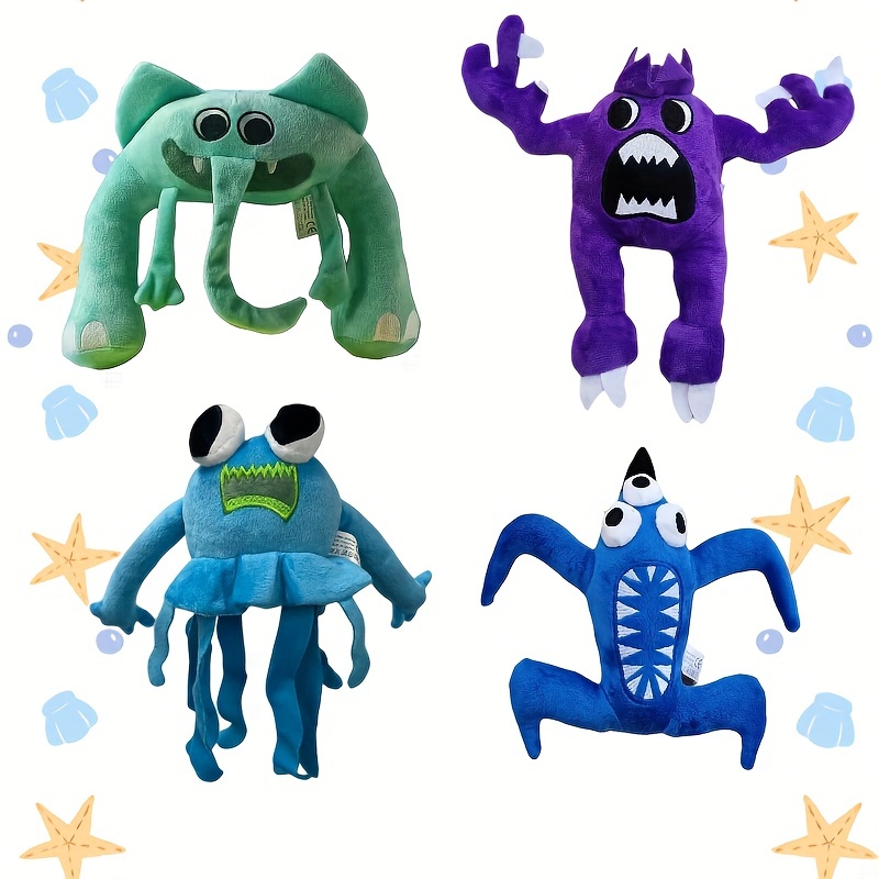 Cartoon Roblox Rainbow Friends Doors Horror Plush Toys Stuffed Animals  Figure Doll For Kids Boys Girls Xmas Gifts_c