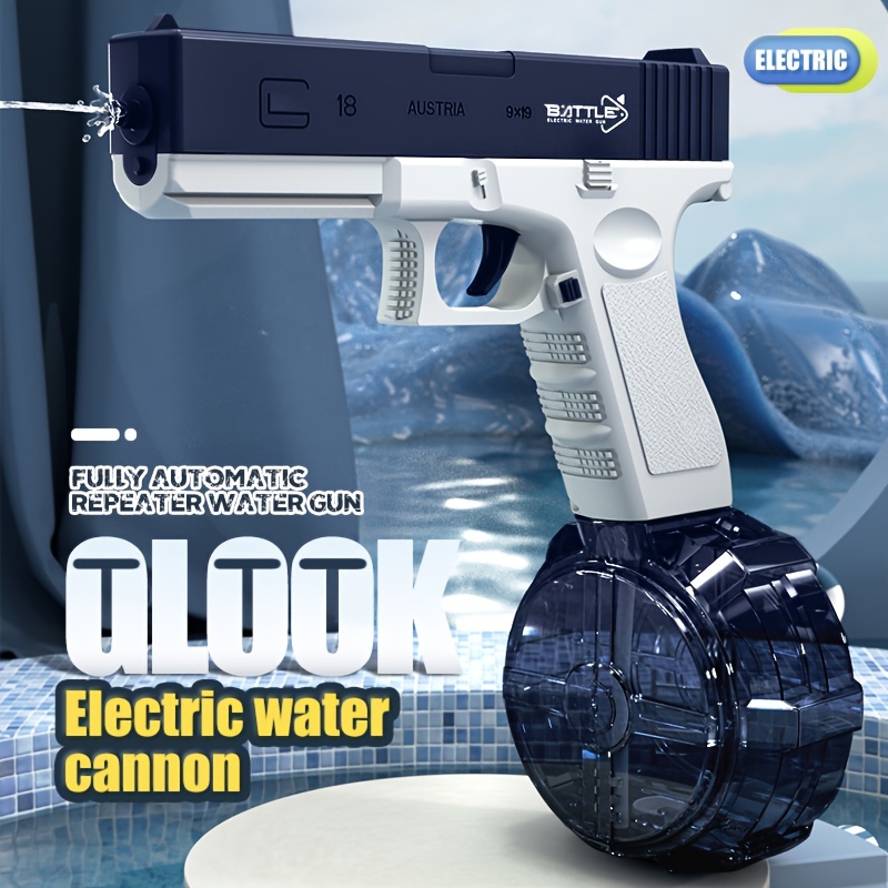 Electric Water Gun Gatling Water Gun Electric Splatter Blaster