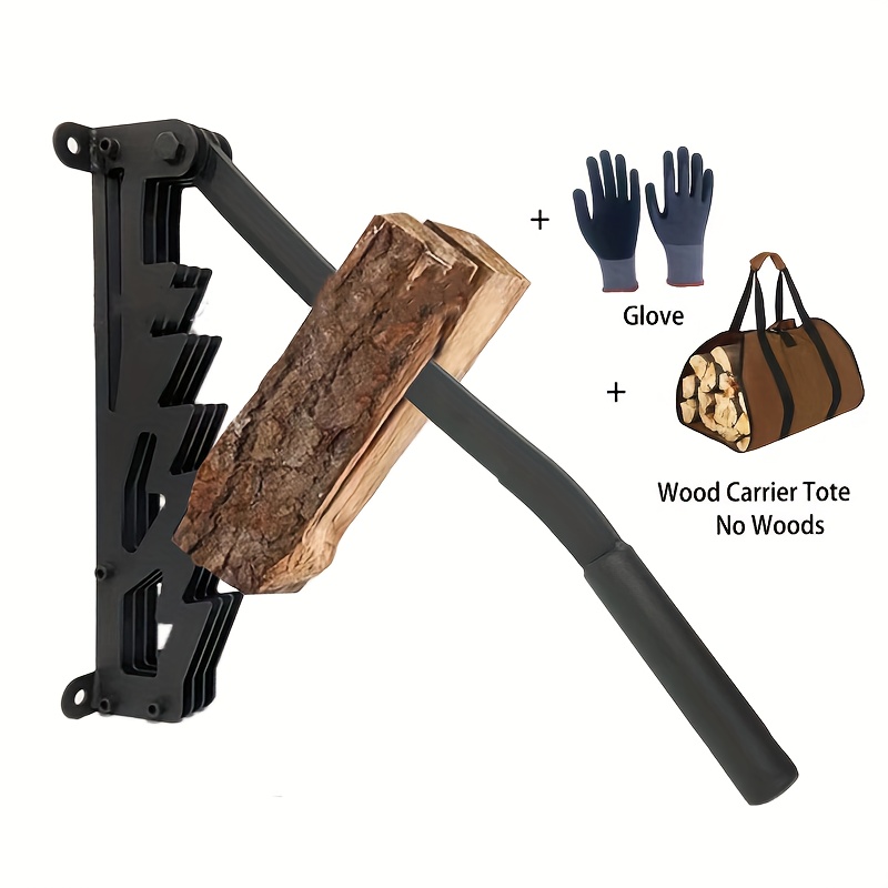 Wall Mount Steel Firewood Splitter Kindling Wood Cracker Cutting Tool for  Home - Mad Hornets