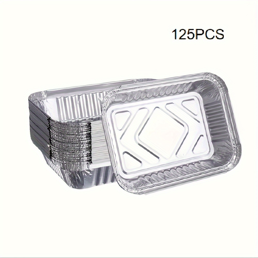 Ultra Thick Aluminum Foil Bread Pan - Deep Half Size - Heavy Duty  Disposable Container For Baking Homemade Cakes, Roasting Wide Noodles, Meat  Patties And Food Supply - And Recyclable - Temu