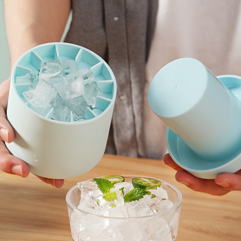 1pc Easy-Release Ice Cube Mold for Small Ice Cups and Cylinders - Perfect  for Making Crushed Ice at Home