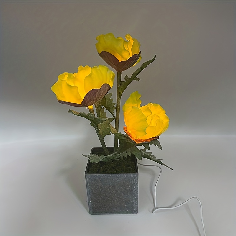 Bouquet de fleurs en cristal Lumineux - Ma Belle Veilleuse