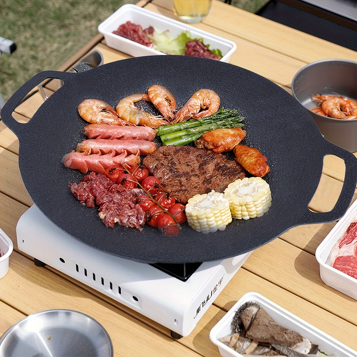 70 cm Full flat cast iron commercial Electric grill griddle