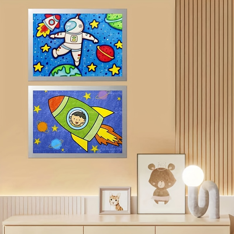 Cadre d'art pour Enfants, Magnétique Cadre D'affichage d'art Mural