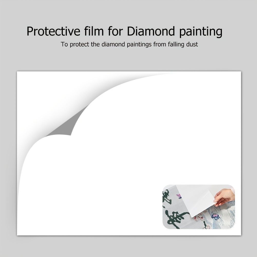  300 Pieces Diamond Painting Release Paper 15 x 15 cm and 15 x  10 cm Diamond Painting Cover Replacement Double-Sided Non-Stick Cover  Replacement 5D Diamond Painting Accessories Tool for Adult Kids 