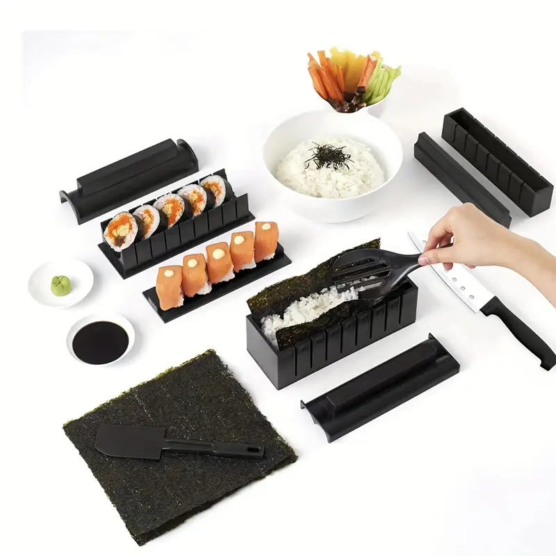 Sushi Making Kit For Beginners Plastic Sushi Maker Tool Kit - Temu Germany