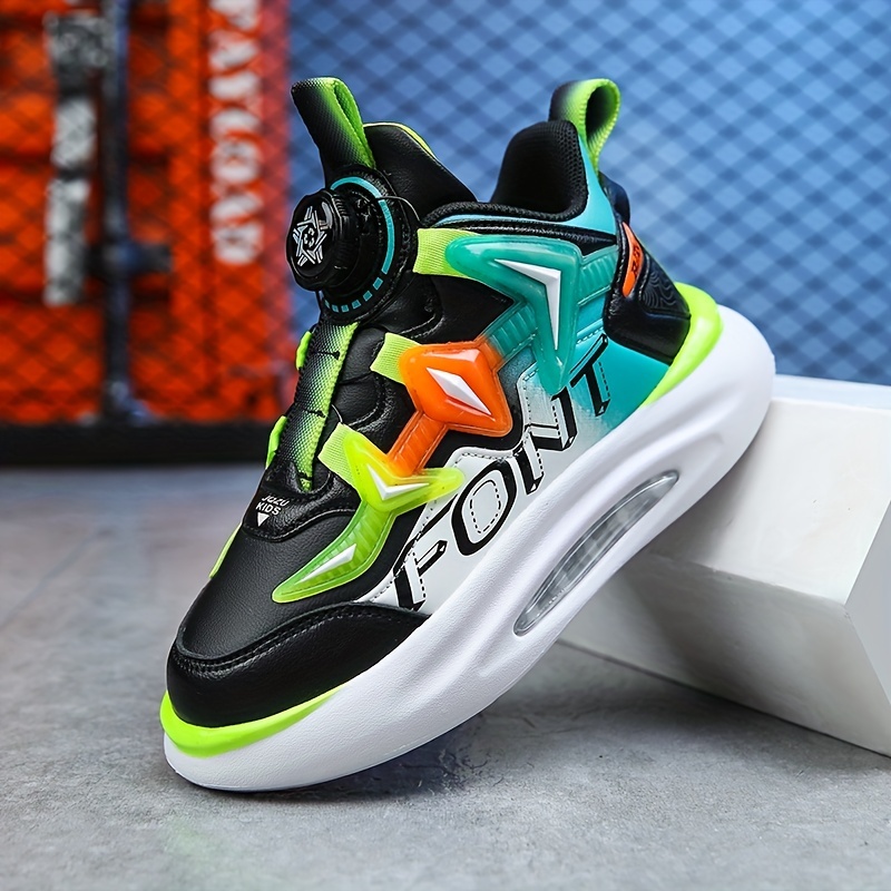Zapatillas de baloncesto antideslizantes para niños y niñas, zapatos de  tenis de entrenamiento de baloncesto, zapatillas