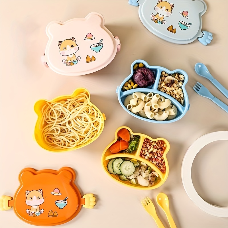 Kids' Adorable Cartoon Lunch Box Perfect For School - Temu