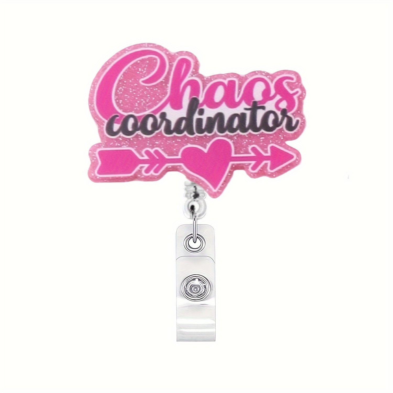 ERHACHAIJIA Maybe She's Complete Pink Glitter Badge Reel with Clip, Funny  Donut ID Card Badge Holder Gift for Nurses Doctor RN EN L&D OB Labor &  Delivery NICU Nurse OBGYN Midwife 