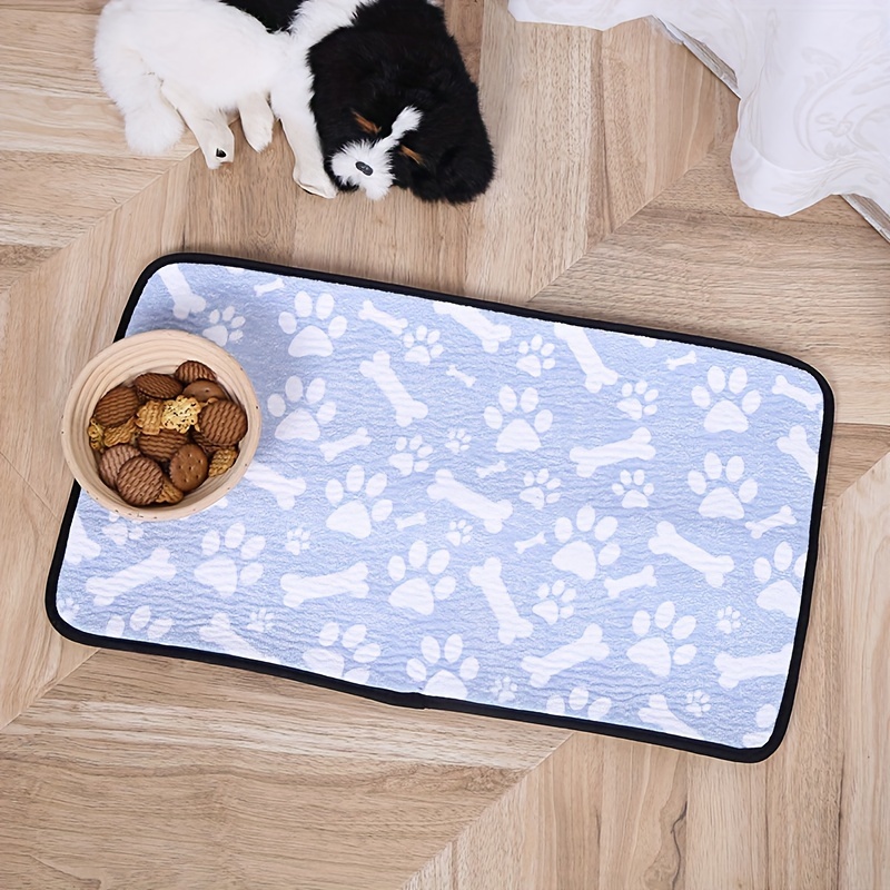 Graphic Pattern Pet Placemat Non-slip Absorbent Dog Feeding Mat Easy  Cleaning Dog Bowl Mat Floor Mat - Temu