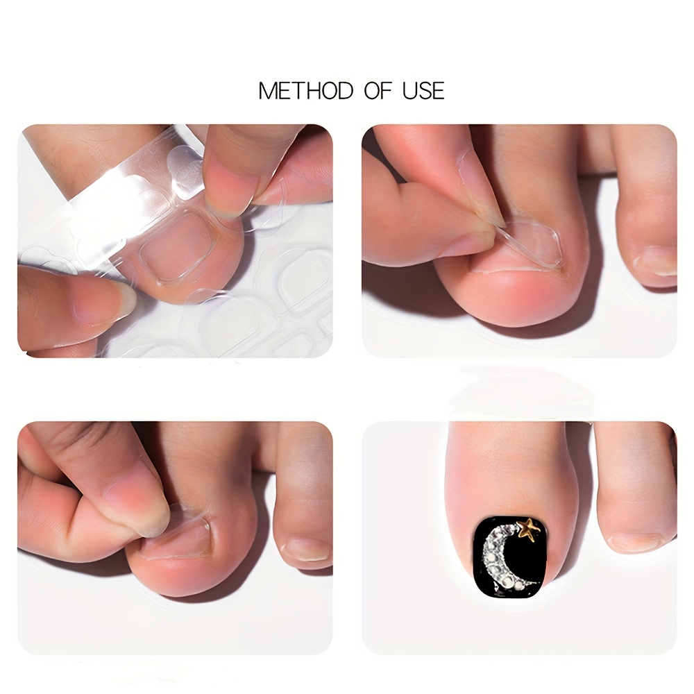 French Tip Press Toenails Short Fake Nails White Rose - Temu Canada